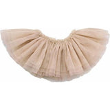 Frill Tutu Champ/Gold Over Dark Blush Tulle