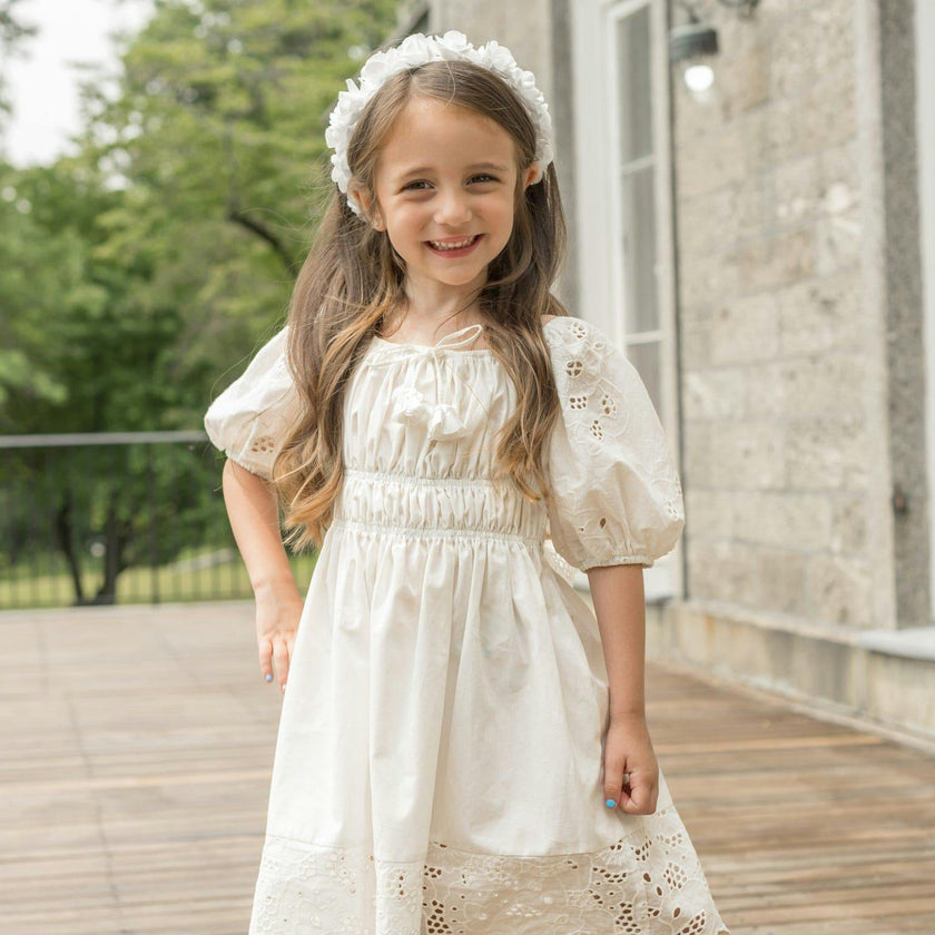 Blanca White Cotton Dress
