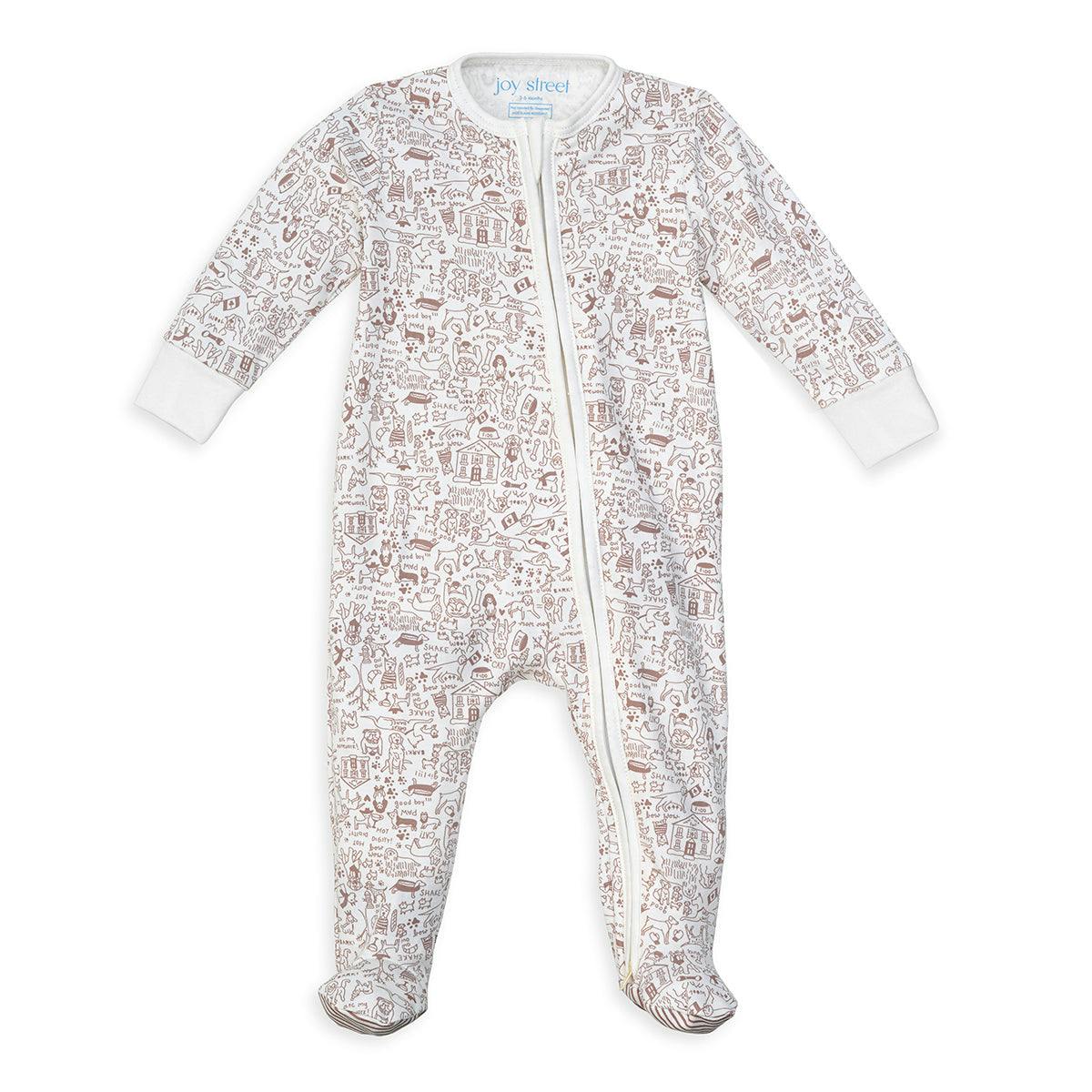 Good Dog Zip Baby Onesie
