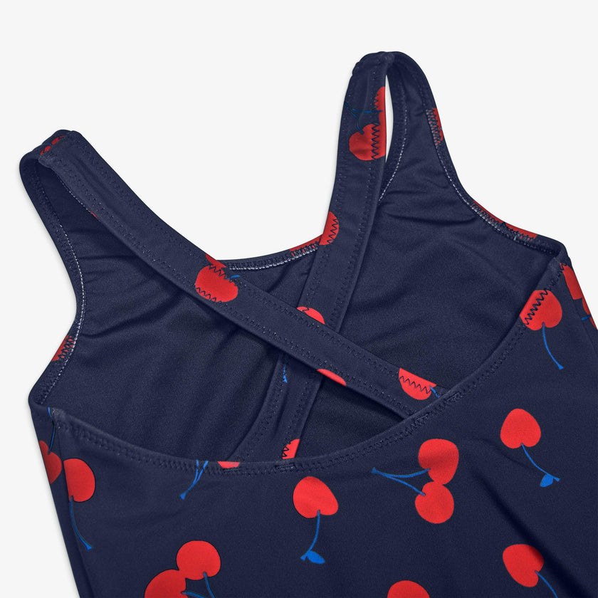 Clearance kids tank swimsuit in cherries