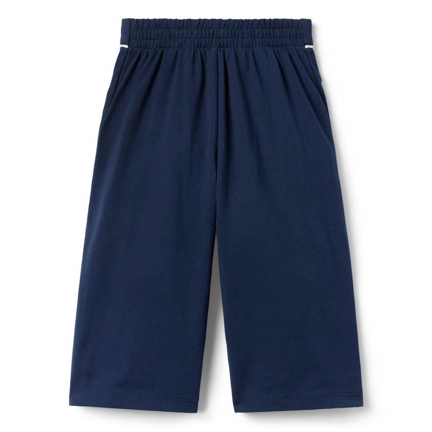 Wide Leg Pocket Pant, navy blue