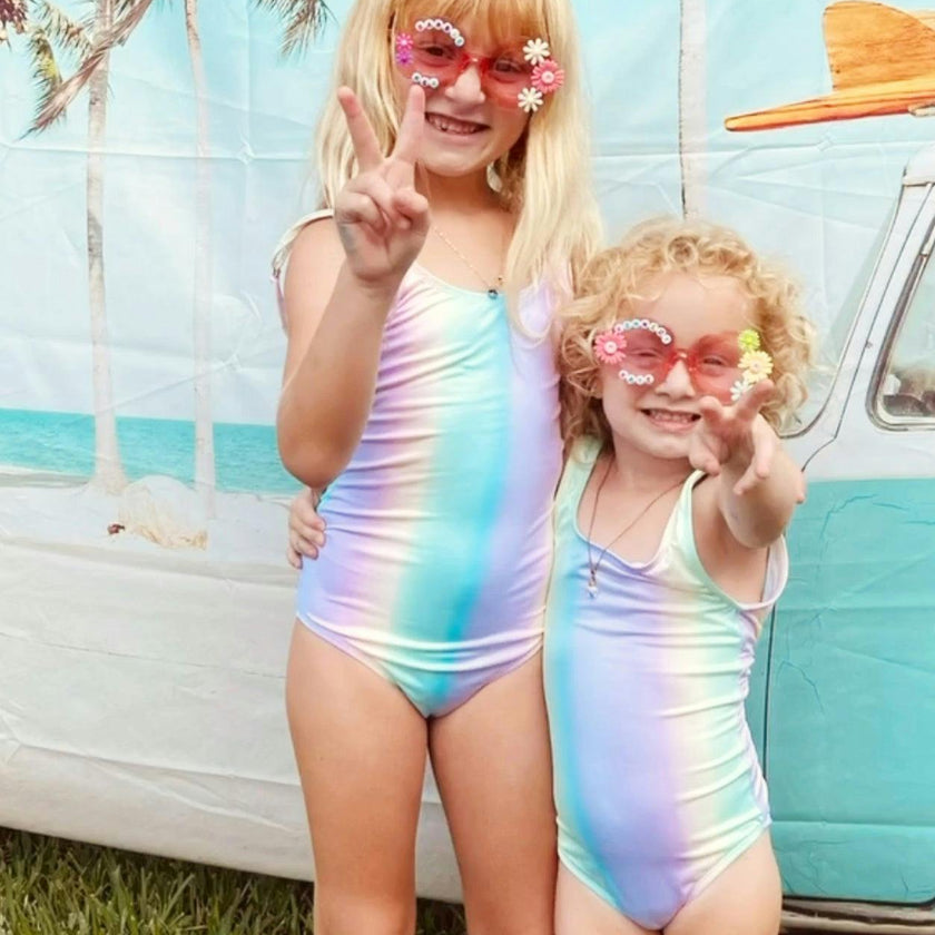 Adjustable Straps Tie-Dye Swimsuit