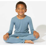 Oasis Teal Bamboo Kids Pajamas