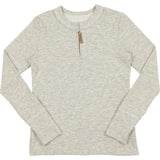 Unisex Montee Zipper Henley Shirt