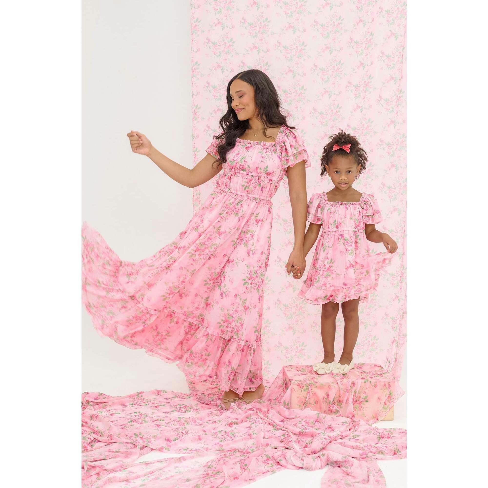 Juliana Dress in Rose Trance