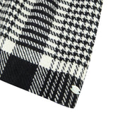 Retro Houndstooth Cotton-Blend Dress