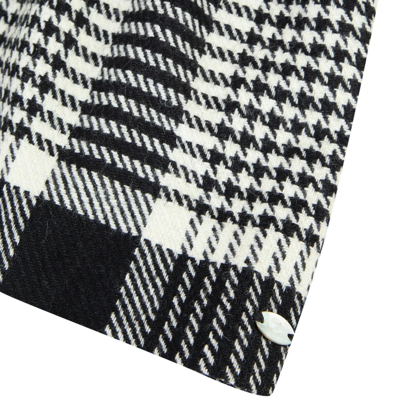 Retro Houndstooth Cotton-Blend Dress