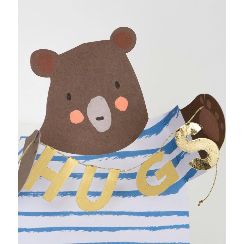 Bear Hug Get Well Soon Card