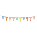 Pastel Pompom Flag Garland