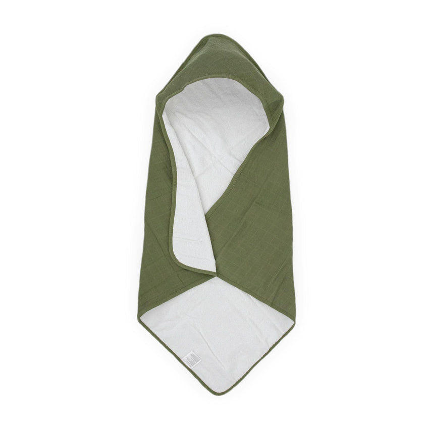 Infant Hooded Towel - Fern