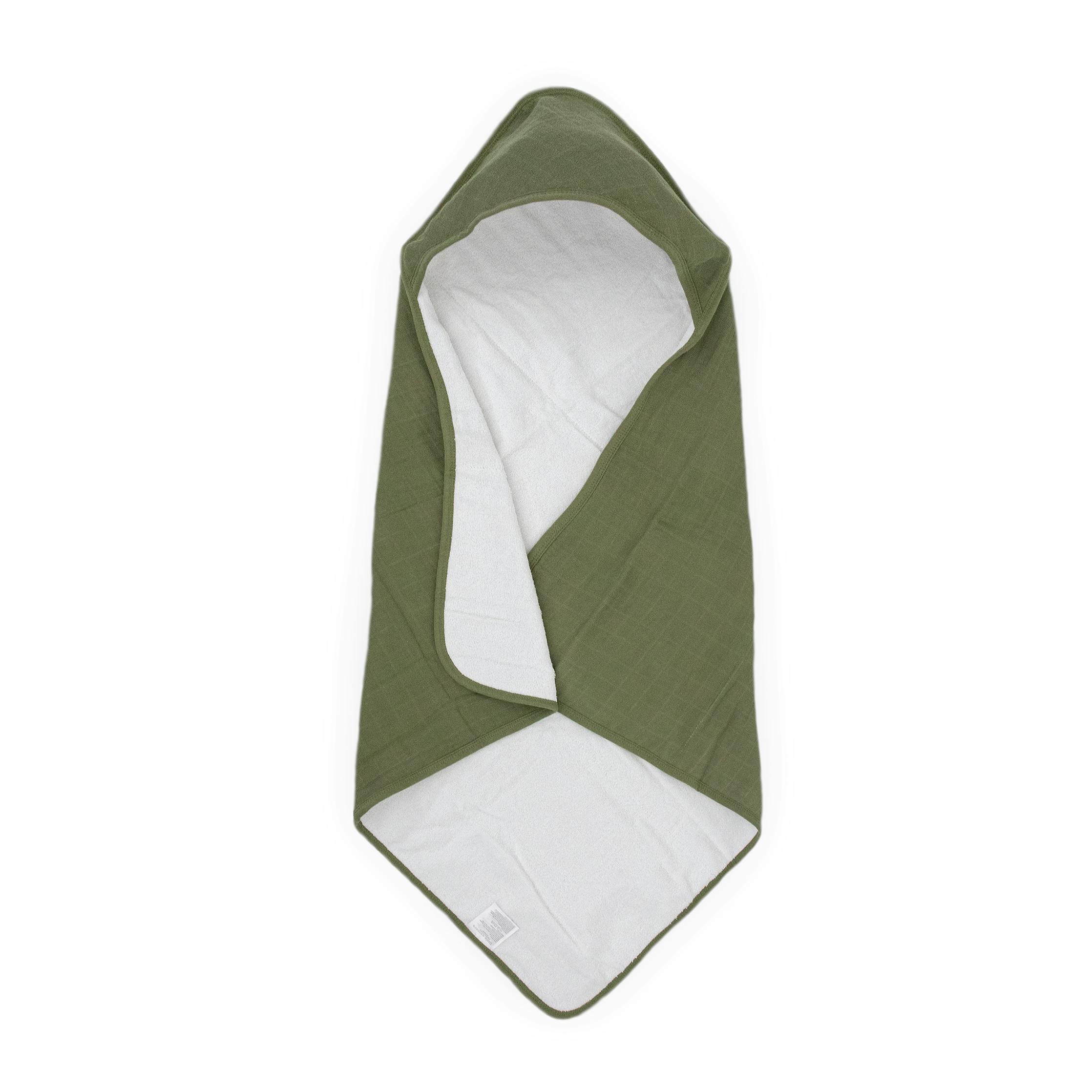 Infant Hooded Towel - Fern
