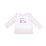 Golf - Long Sleeve Uni Shirt Pink Golf Cart