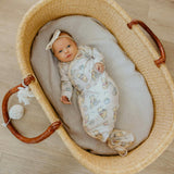 Newborn Knotted Gown - Hunny