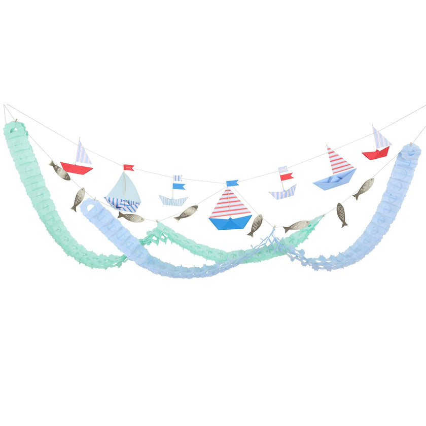 Nautical Boat Garland Set