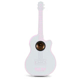 Rock Star Karaoke-Guitar Speaker & Microphone Combo - White