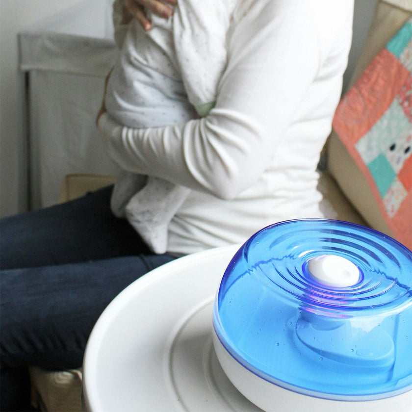 Crane .2 Gallon Compact Humidifier For Nursery (Blue)