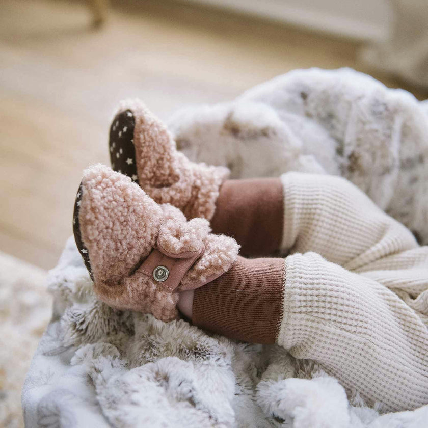 Sherpa Snap Booties