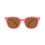 Classic Wayfarer Sustainable Sunglasses | Bio-Based · Bendable · Polarized | Bubble Gum