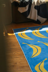 Banana Parade Funky Rug by Becca Franks