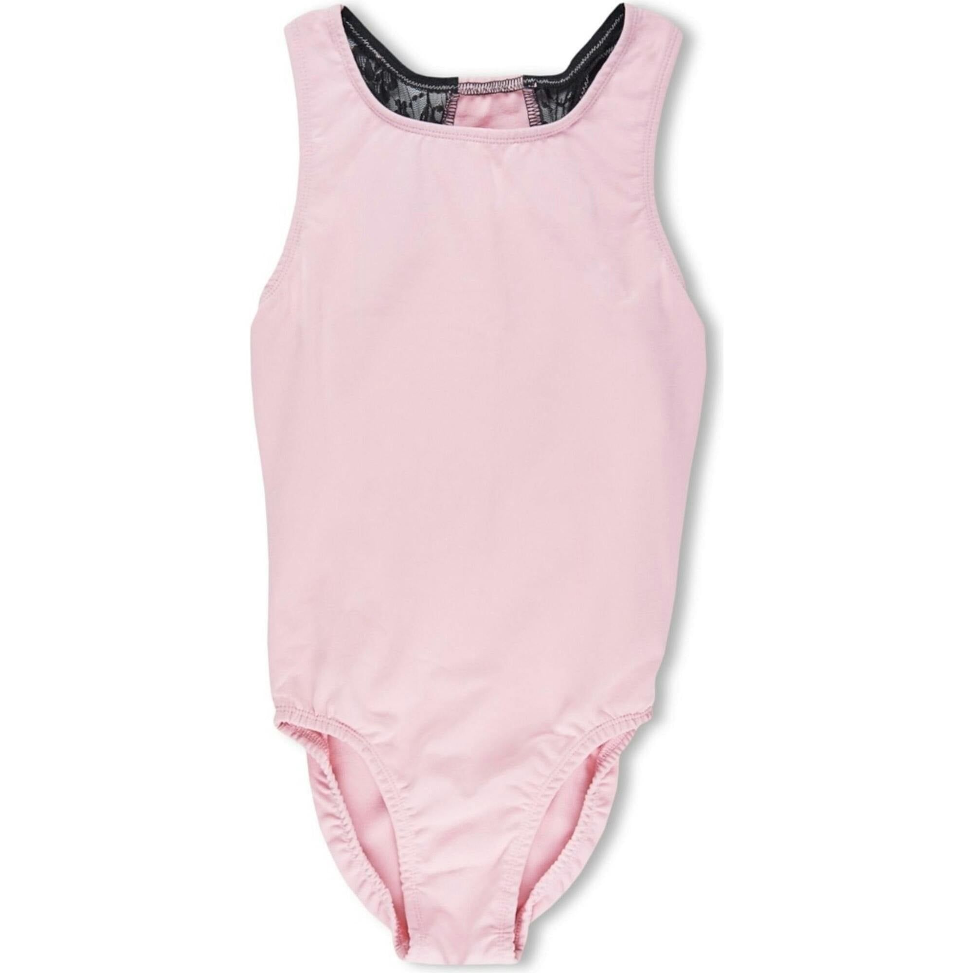 Power Ballet Pink Racer Back Leotard, Pink