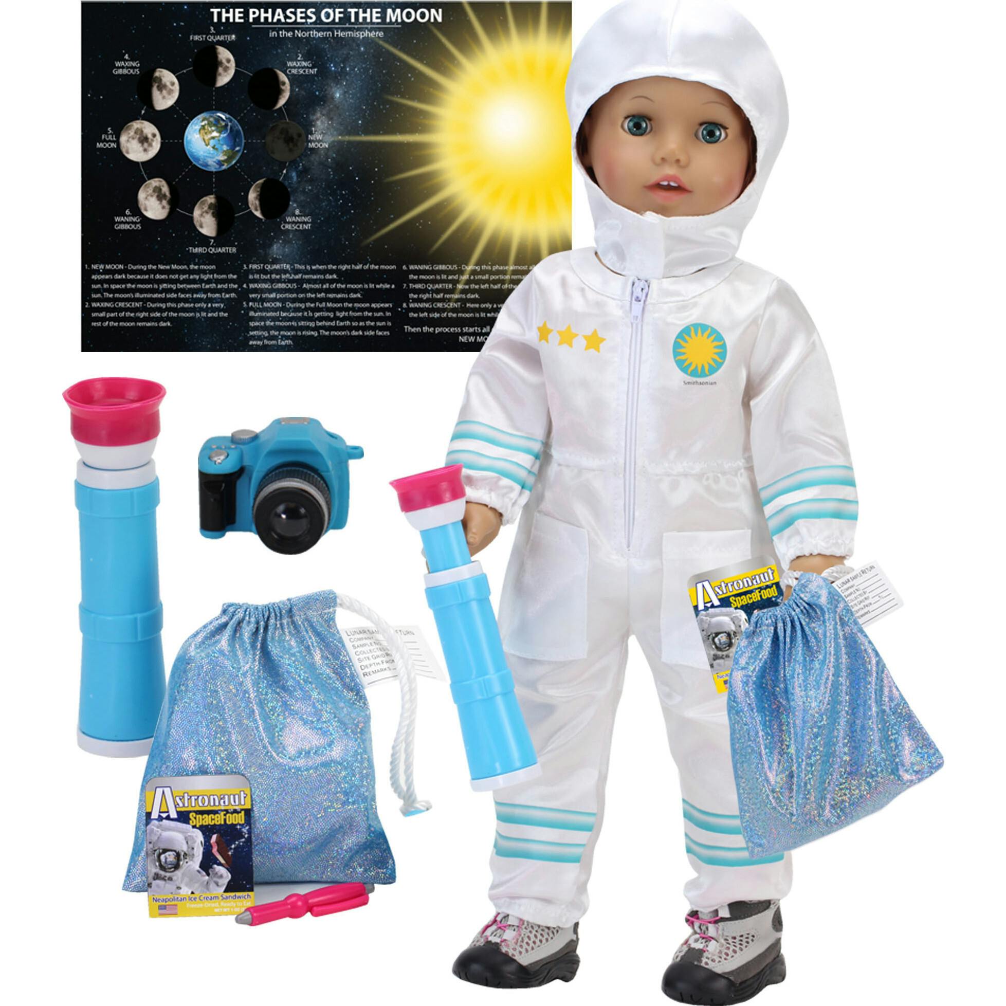 18'' Doll 8 pcs Smithsonian Astronaut Set