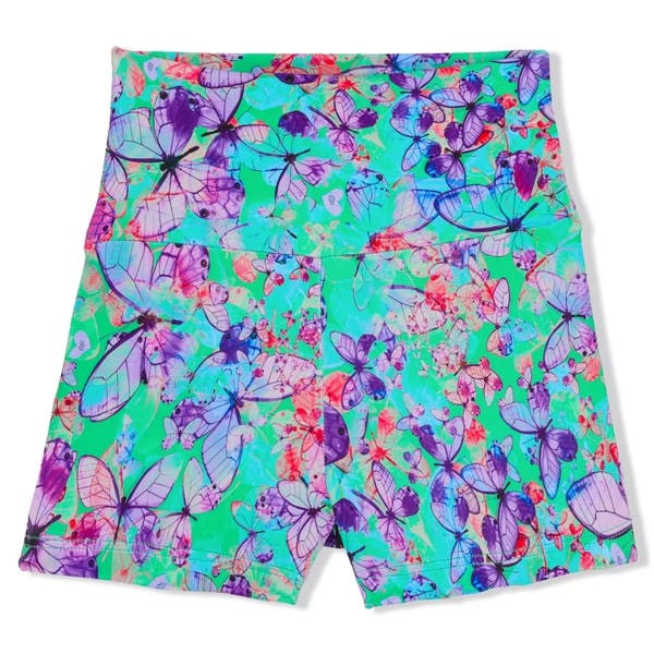 BUTTERFLY CAMO HIGH WAISTED SHORT