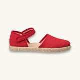 Linen Classic Espadrille | Red