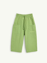 children's vichy trousers - matcha green