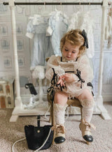 Coco-Caramel Tulle Romper