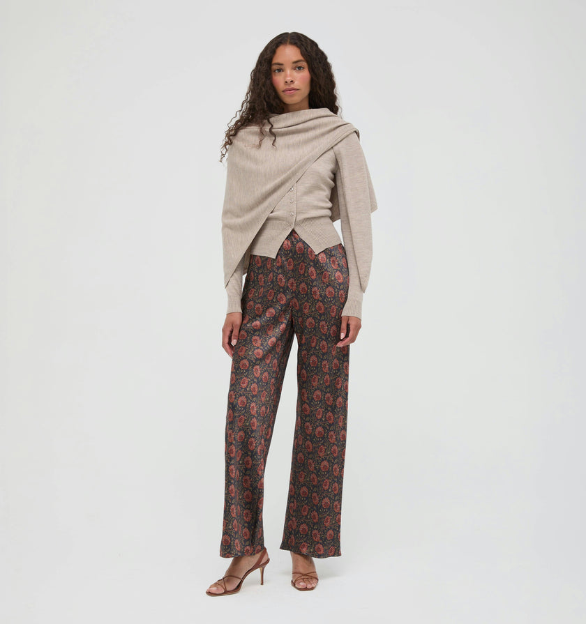 The Amal Cardigan -  Taupe