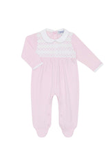 Signature Smocked Girls Footie
