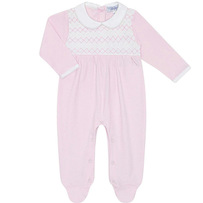 Signature Smocked Girls Footie