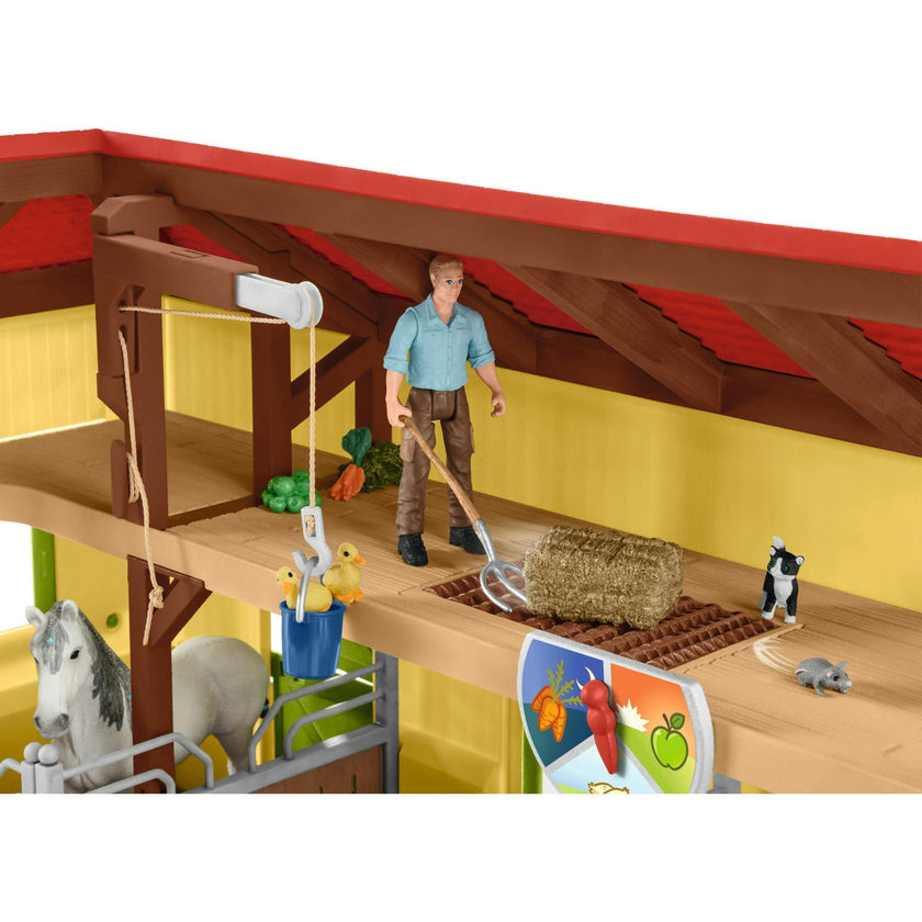 Schleich Farm World: Stable Playset