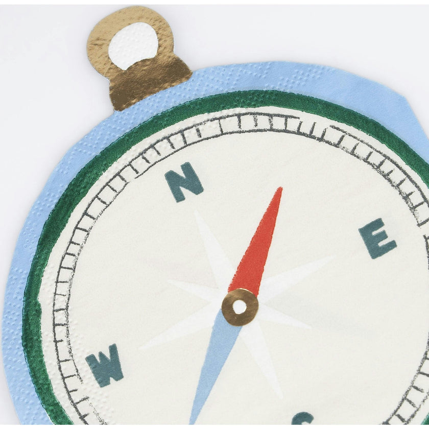 Outdoor Adventures Compass Napkins