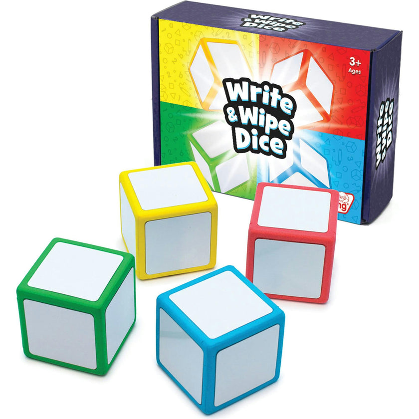 Write & Wipe Dice - Custom 6-sided Dice