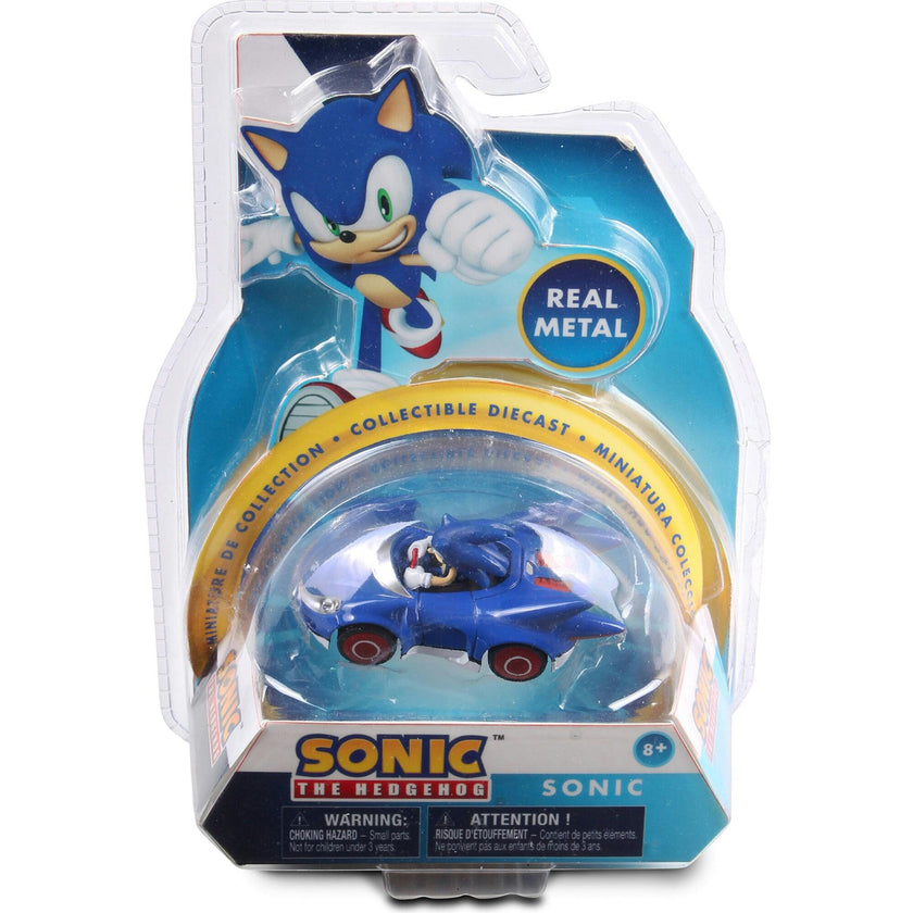 Sonic & Sega All-Stars Racing: Sonic Diecast Metal Car W/ Speed Star