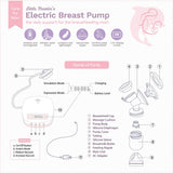 Electric Single Breast Pump: Pink