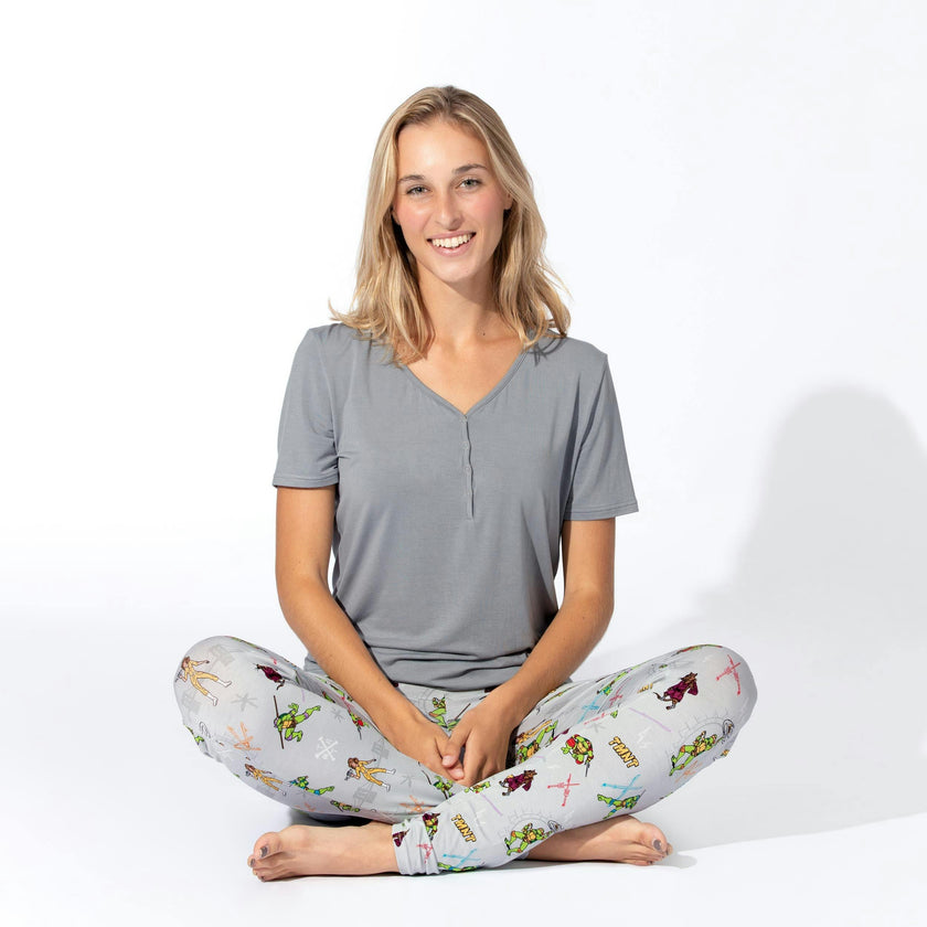Teenage Mutant Ninja Turtles Retro Bamboo Women's Pajama Set