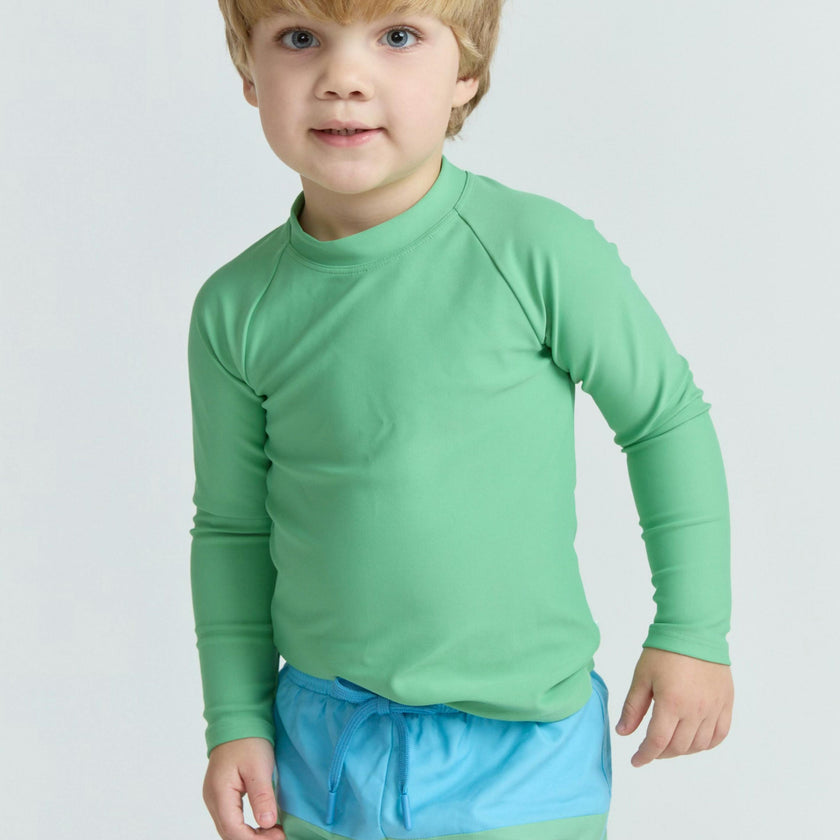 unisex gustavia green rashguard