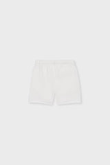 Cotton Sweat Short With Raw Hem