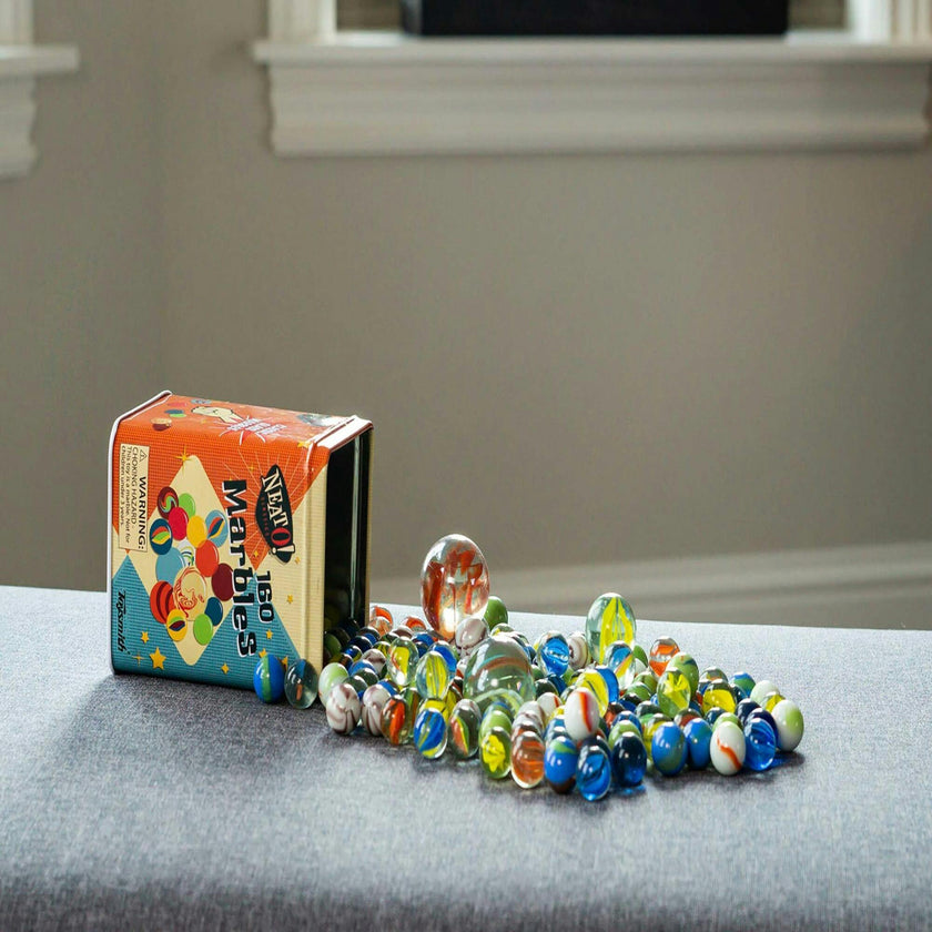 Toysmith Marbles in Tin Box