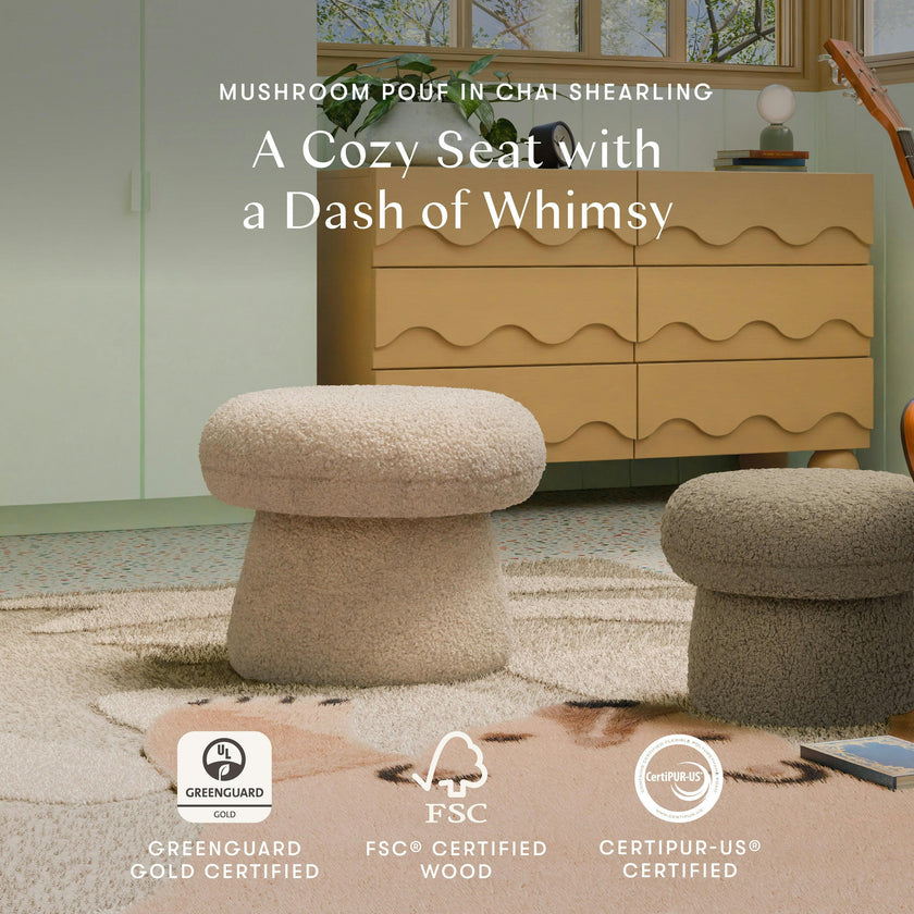 Babyletto Kids Mushroom Pouf