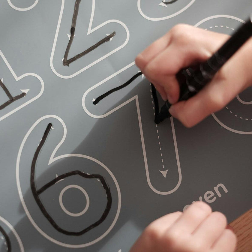Reusable Numbers Coloring Mat