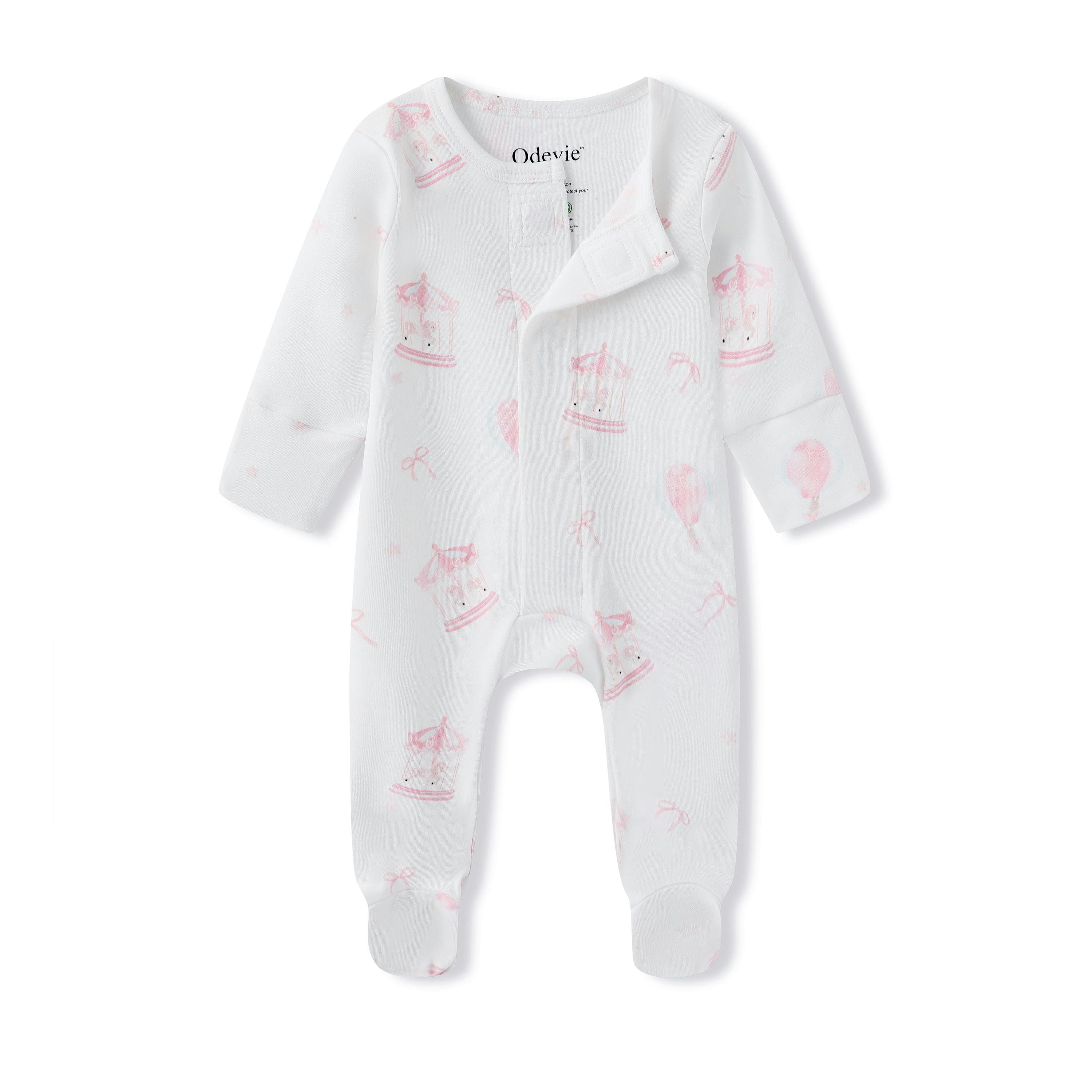 Footie Pajama Sleepsuit - Carousel