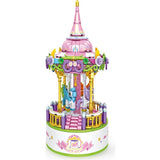 Contixo Carousel Building Block Set W/ Music Box