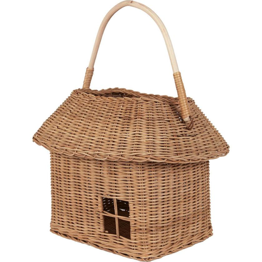 Rattan Hutch Big  Basket