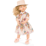 Gotz Happy Kidz Greta  19.5" Posable Doll with Full Garments & Accessories - Long Blonde Hair to Wash & Style with Beautiful Stone Grey Blue Eyes