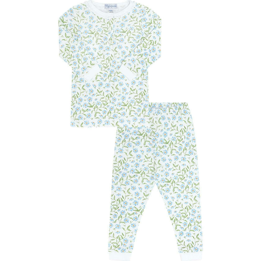 Blue Vines Print Pajama