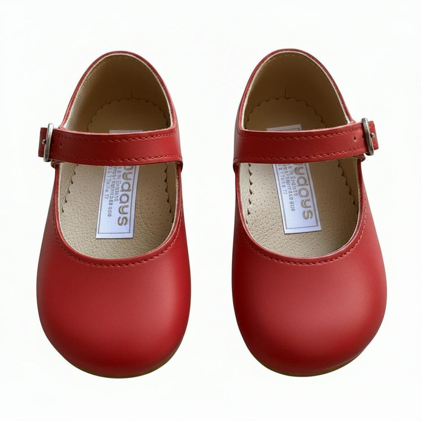 Mary Jane Pre-Walker Baby Girl Shoes - Red