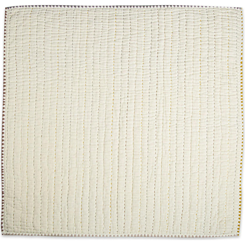 Kendi Beige Baby Quilt